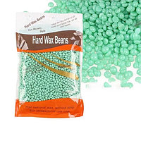 Горячий пленочный воск в гранулах Hard wax beans 300 гр. для депиляции зеленый