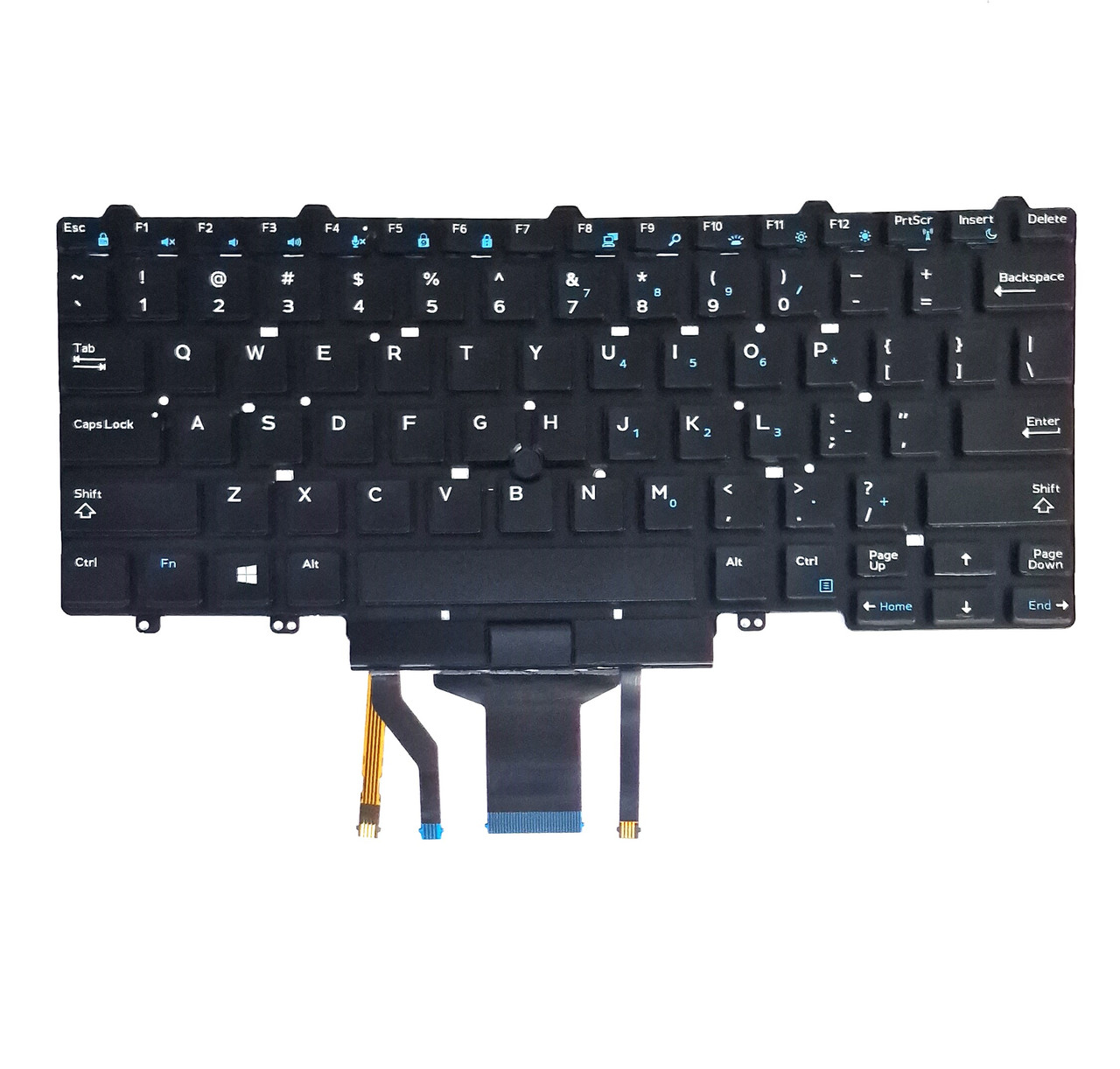 Клавиатура для ноутбука Dell Latitude E5480 E7480 ENG с подсветкой - фото 3 - id-p111752883