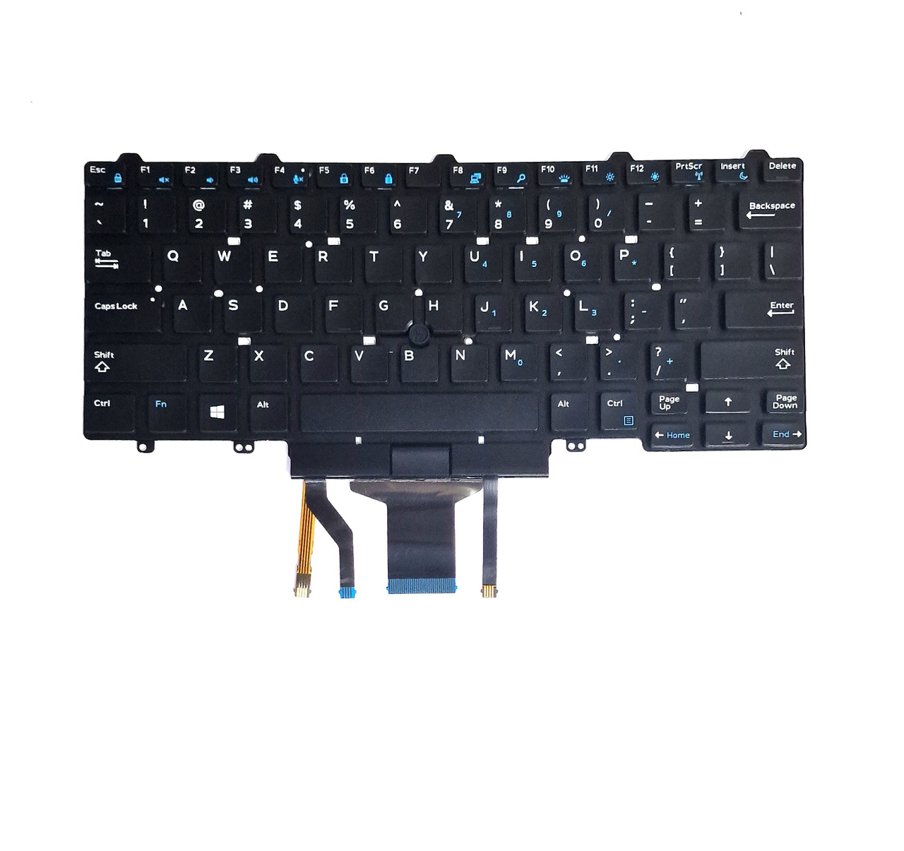 Клавиатура для ноутбука Dell Latitude E5480 E7480 ENG с подсветкой - фото 1 - id-p111752883