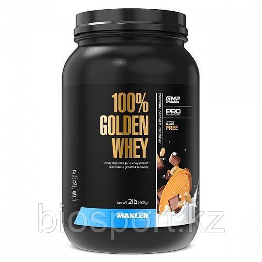 Maxler 100% Golden Whey 908 гр Арахисовая паста - фото 1 - id-p108547594