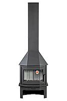 Камин МЮНХЕН ПРИСТЕННО-УГЛОВОЙ черный (от 105 до 240 м3)