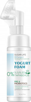Йогурт противовоспалительная пенка для умывания Sugar Life, 150мл