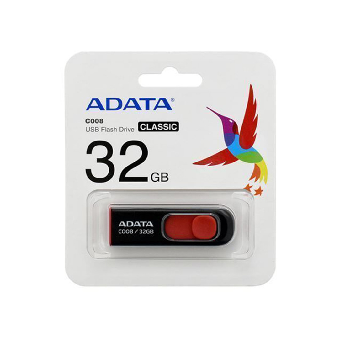USB-накопитель ADATA AC008-32G-RKD 32GB Красный 2-013576 - фото 3 - id-p111759998
