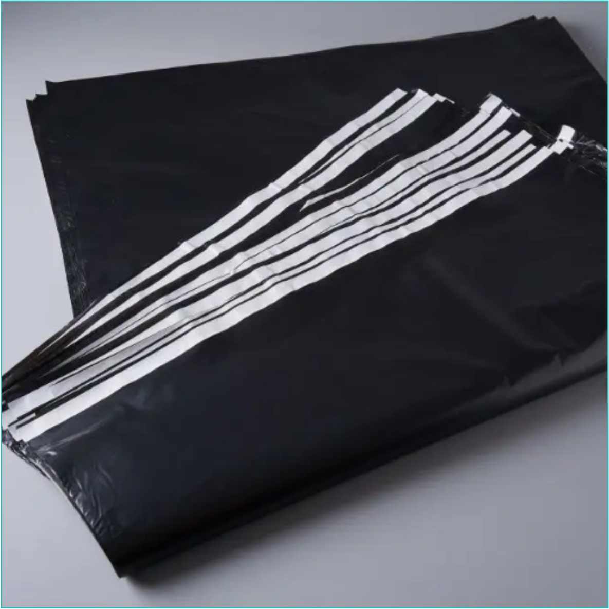 Курьерский пакет 500х600мм черный без кармана (100 шт.) - фото 2 - id-p111766361