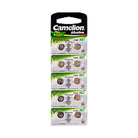 Батарейка CAMELION Alkaline AG7-BP10(0%Hg) 10 шт. в блистере