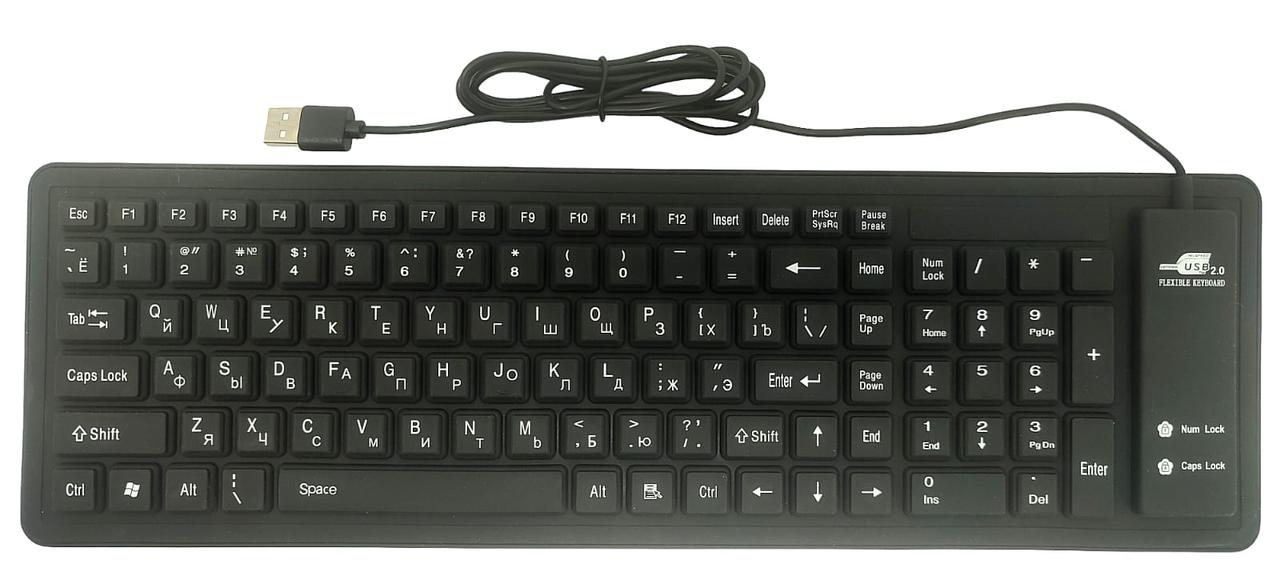 Клавиатура гибкая - - Flexible Keyboard - фото 3 - id-p111766475