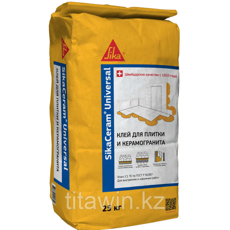 Клей для керамогранита SikaCeram Universal 25 кг