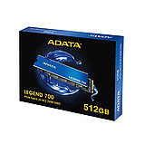 Твердотельный накопитель SSD ADATA Legend 700 ALEG-700-512GCS 512GB M.2, фото 3