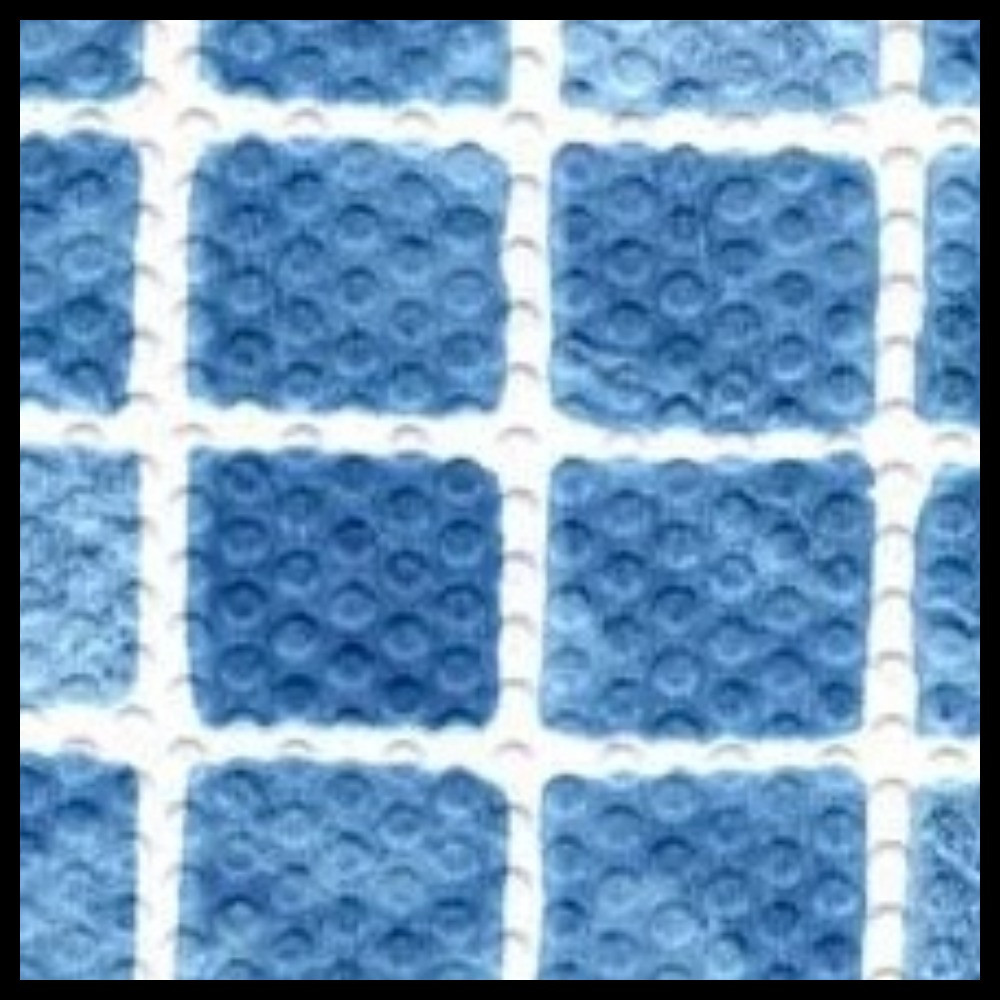 Алькорплан (ПВХ пленка) Haogenplast Snapir 3 Antislip для отделки бассейна (противоскользящая синяя мозаика)