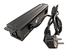 Shelbi Настольный накладной блок на 3 розетки 220B, USB, Type-C, RJ45, HDMI, чёрный, фото 8