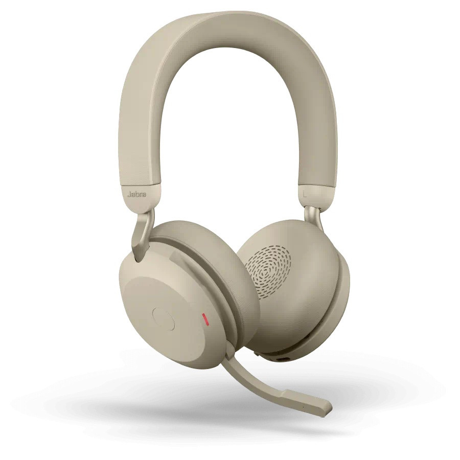 Jabra Evolve2 75 [27599-989-998] - Bluetooth гарнитура, USB-A UC (бежевая) - фото 1 - id-p111767246