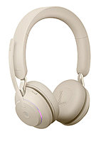 Jabra Evolve2 65, Link380a UC Stereo Beige [26599-989-998] - Беспроводная стерео гарнитура, UC, USB-A