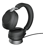 Jabra Evolve2 85, Link380a Stereo Stand Black [28599-989-989] - Беспроводная стерео гарнитура, UC,