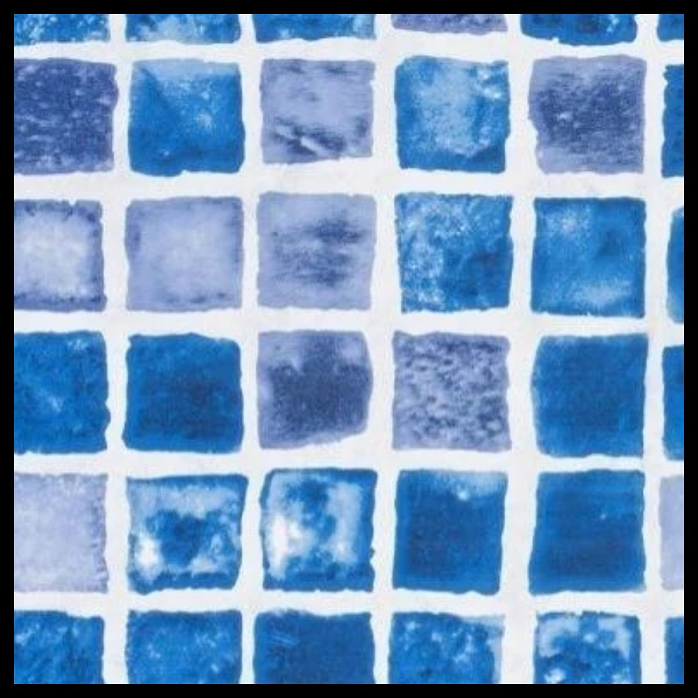 Алькорплан (ПВХ пленка) Haogenplast Snapir NG Ocean для отделки бассейна (синяя мозаика)