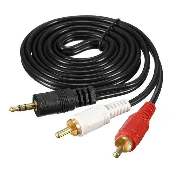 Cable Audio 3.5Jack-2RCA(m) 5m - фото 1 - id-p96532048