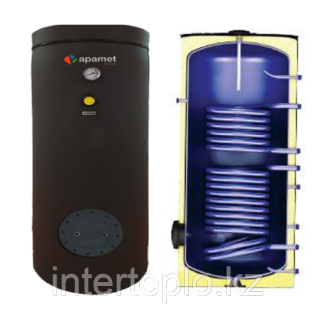 Бойлер Апамет 200л (с двумя теплообменниками)