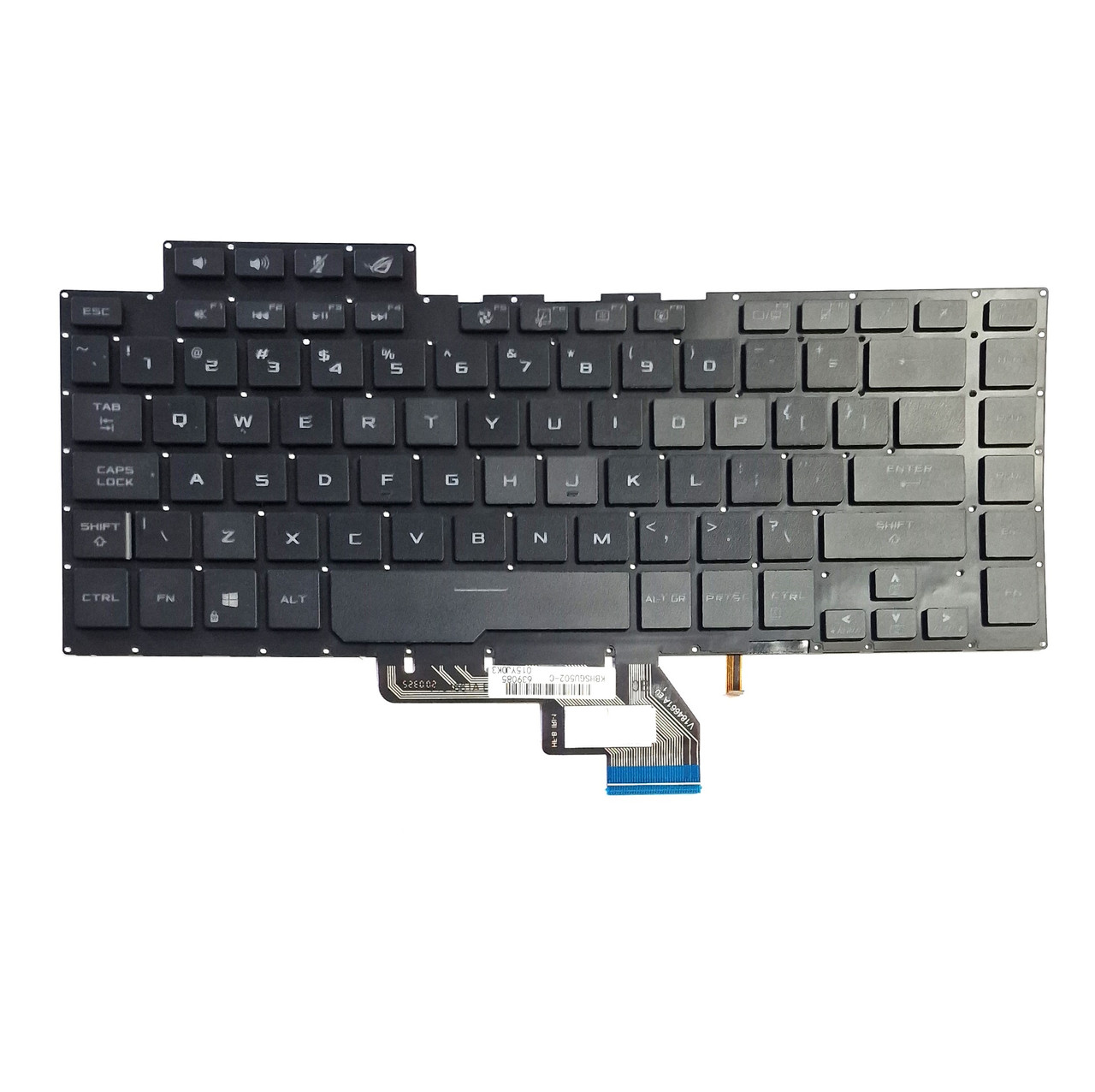 Клавиатура Asus ROG Zephyrus GU502 с подсветкой ENG - фото 1 - id-p111767983