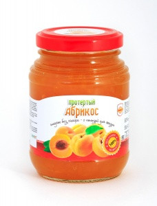 Ягода протертая Абрикос на фруктозе 320г ТМ СахарOFF