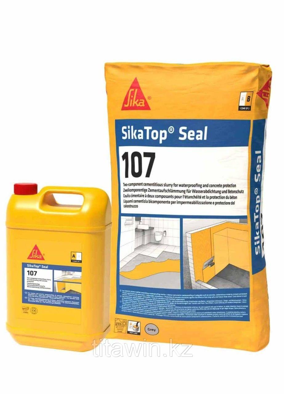 Двухкомпонентная гидроизоляция Sika Top Seal-107 Comp 20 кг - фото 4 - id-p111769820