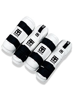 Комплект защита голени и рук с локтем MOOTO тхэквондо