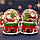 Музыкальный снежный шар "Дед Мороз с паровозиком и медвежонком", 16см. 2022В, фото 3