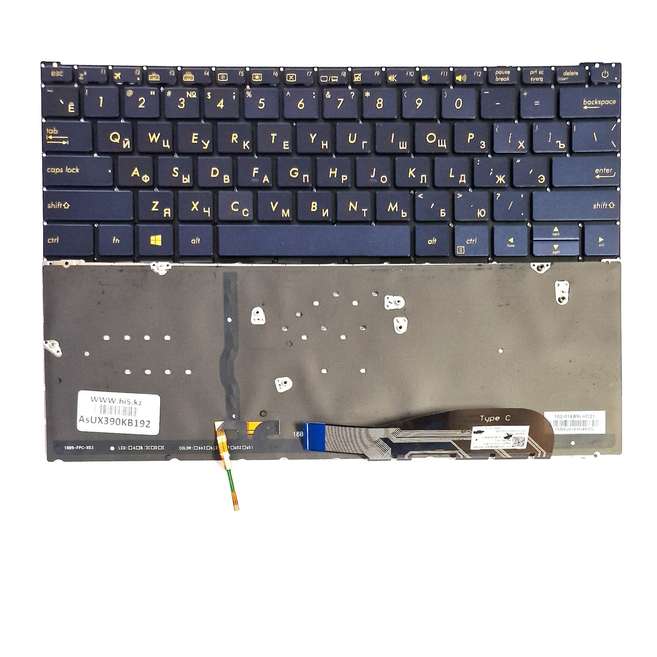 Клавиатура Asus Zenbook UX390 с подсветкой RU, фото 1