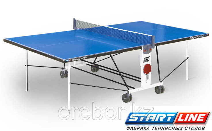 Всепогодный теннисный стол Start Line Compact Outdoor LX с сеткой - фото 1 - id-p111772613