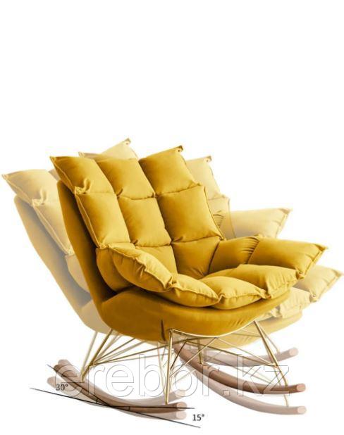 Кресло-качалка Эйфория RC-01-yellow - фото 5 - id-p111773693