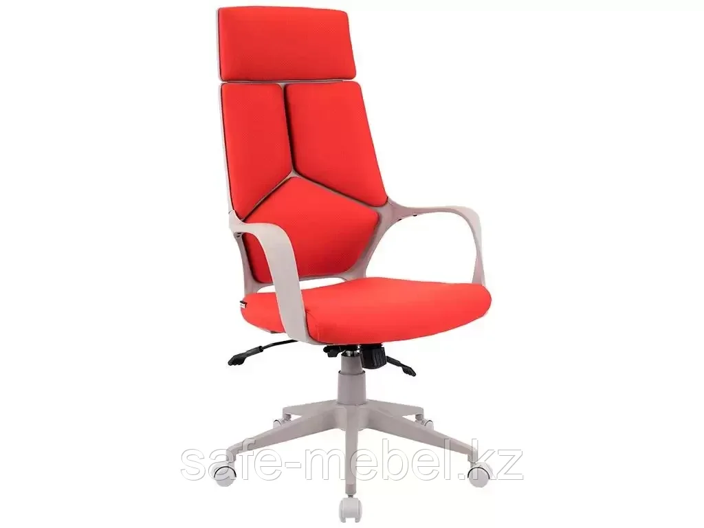 Кресло Trio Grey (ткань красная) - фото 1 - id-p91883979