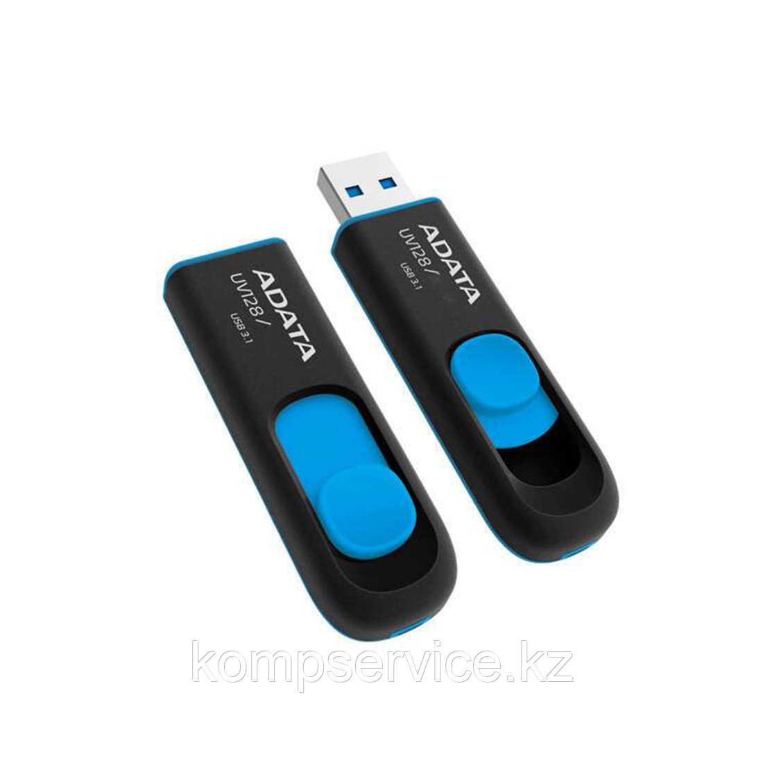 USB-накопитель ADATA AUV128-64G-RBE 64GB Черный - фото 1 - id-p111775281