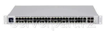 Управляемый коммутатор Ubiquiti USW-48-PoE, 48x PoE Gigabit Ethernet ports, 4xSFP ports, 270W - фото 1 - id-p111776958