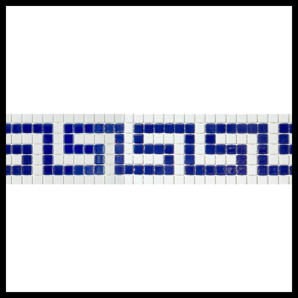 Стеклянная мозаика-бордюр Alttoglass Cenefa для бассейна - фото 1 - id-p107341277