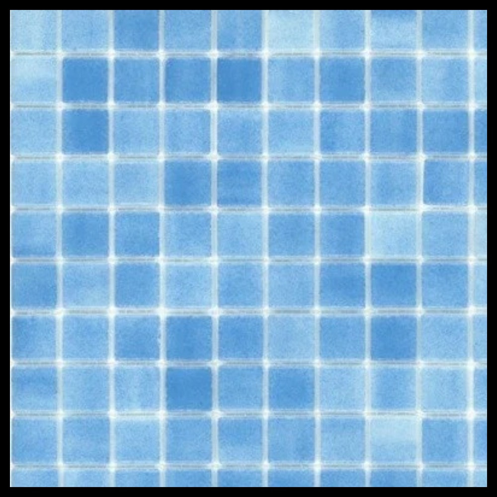 Мозайка стеклянная Altoglass Nieblas Azul Celest Antideslizant для бассейна (противоскользящая светло голубая) - фото 1 - id-p107341273