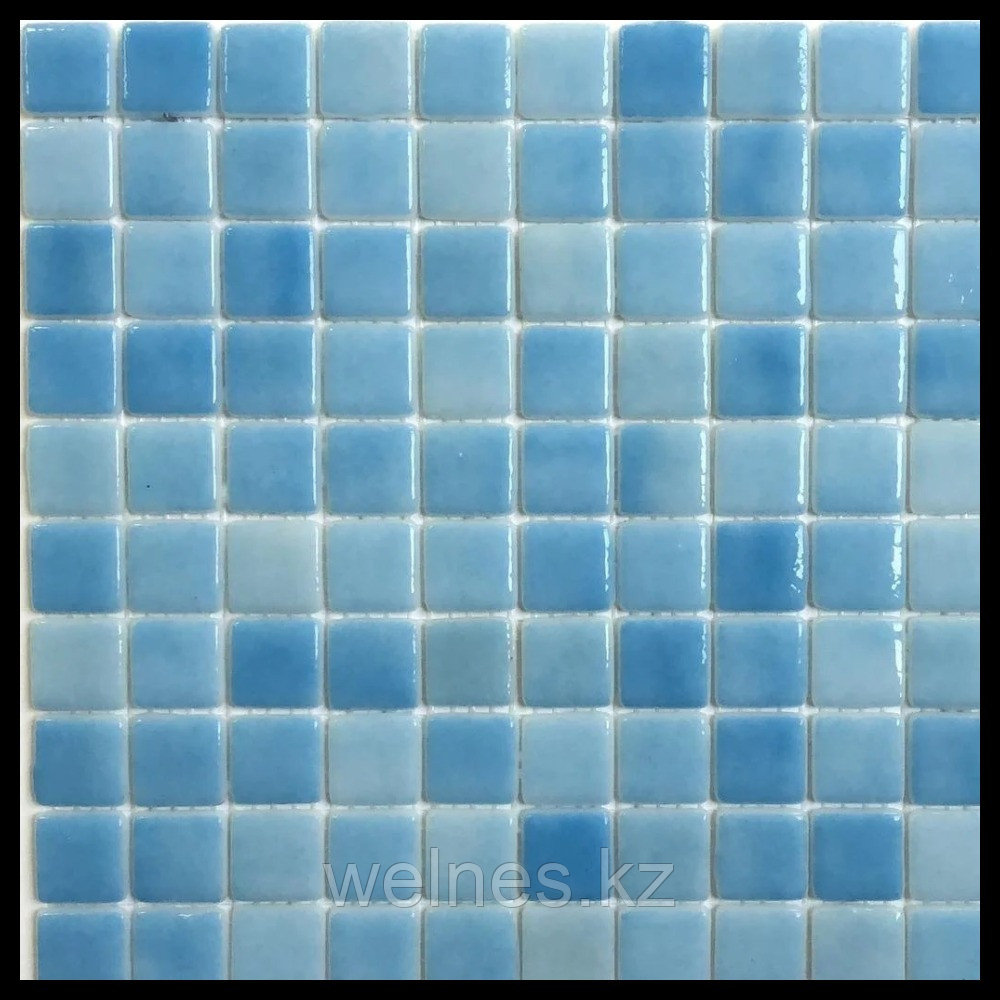 Стеклянная мозайка для бассейна Antarra Cloudy PG4652 (коллекция Cloudy, цвет - небесно-голубая), фото 1