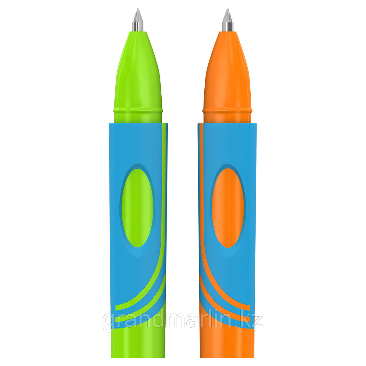 Ручка шариковая Berlingo "Initial" светло-синяя, 0.7мм, для левшей и правшей (ассорти) - фото 2 - id-p111777552