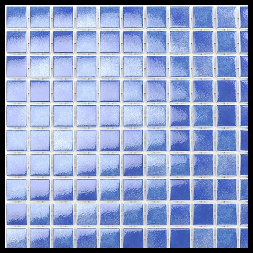 Стеклянная мозайка для бассейна Antarra Cloudy PGA4641 Antislip (Коллекция Cloudy, противоскользящая, синяя)