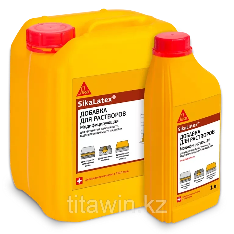 Добавка в раствор латексная Sika Latex 5 л.