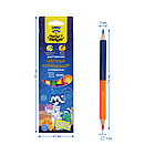 Карандаши цветные Мульти-Пульти "Енот в космосе", 12цв., 06шт., двусторонние, утолщенные, заточен.,, фото 6