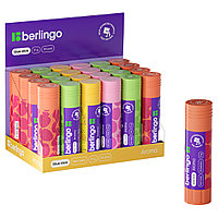 Клей-карандаш Berlingo "Aroma", 21г, ароматизированный (мята, лимон, клубника, роза), ПВП