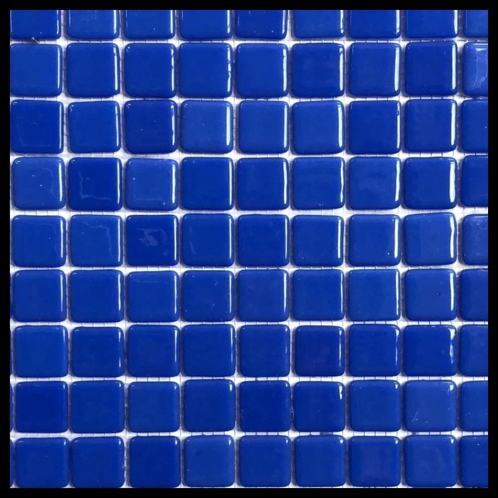 Стеклянная мозайка для бассейна Antarra Mono ST041 (коллекция Mono, цвет - синяя)