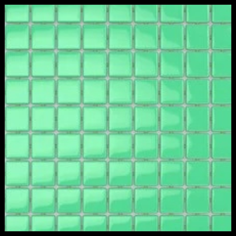 Стеклянная мозайка для бассейна Antarra Mono ST031 (коллекция Mono, цвет - светло-зелёная)