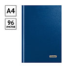 Книга учета OfficeSpace, А4, 96л., клетка, 200*290мм, бумвинил, цвет синий, блок офсетный, фото 2