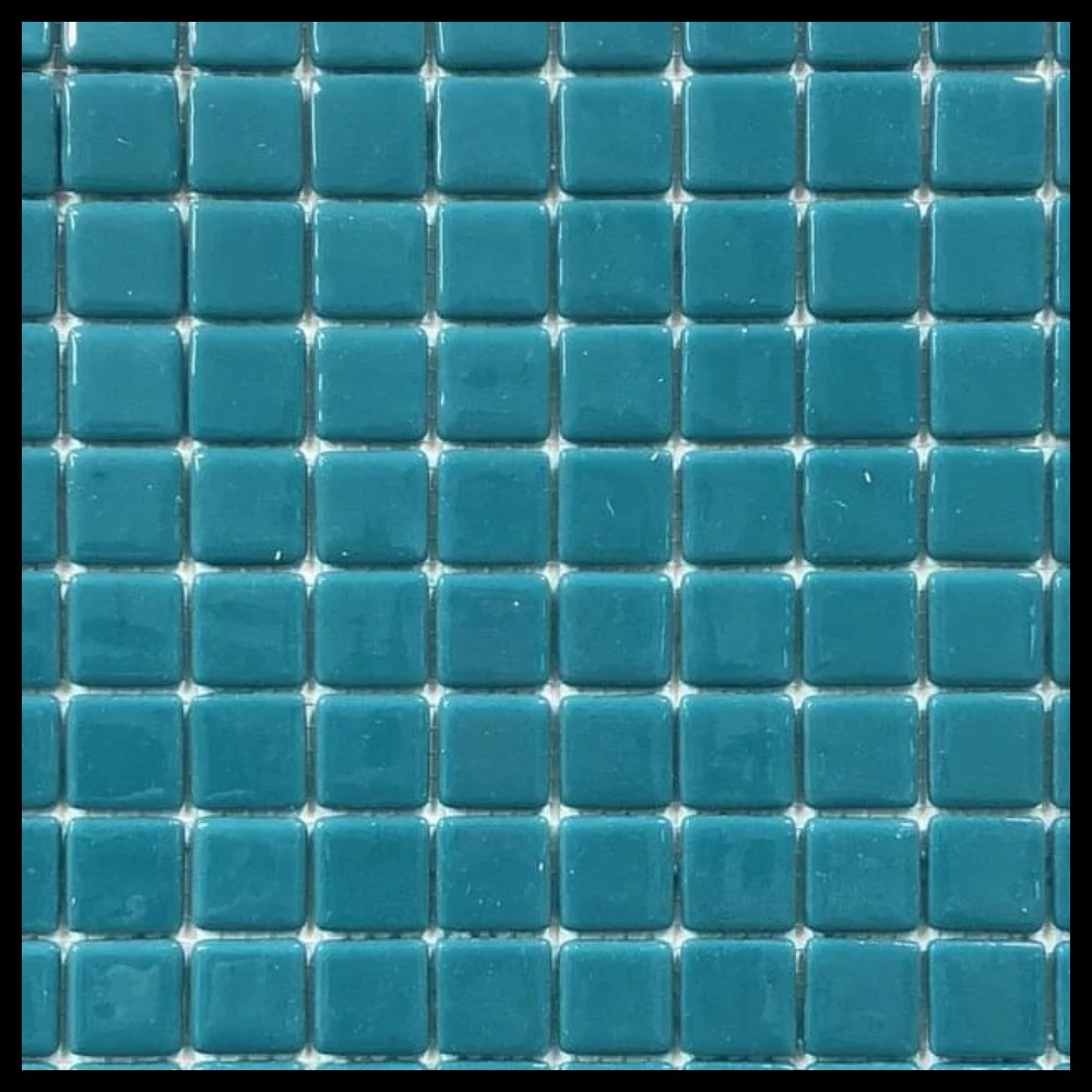 Стеклянная мозайка для бассейна Antarra Mono ST001 (коллекция Mono, цвет - бирюзовая) - фото 1 - id-p107341085