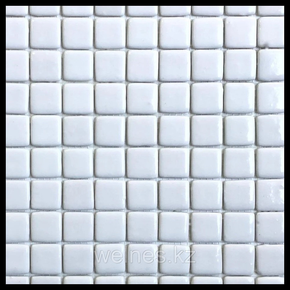 Стеклянная мозайка для бассейна Antarra Mono ST046 (коллекция Mono, цвет - белая), фото 1