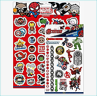 Переводные наклейки-татуировки для детей "Мстители" (Marvel)
