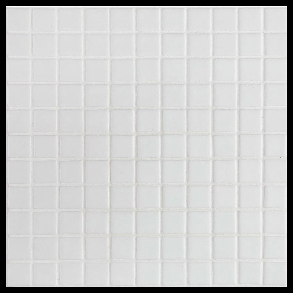 Мозайка стеклянная для бассейна Ezarri Lisa 2545-А (коллекция Lisa, White, белая)