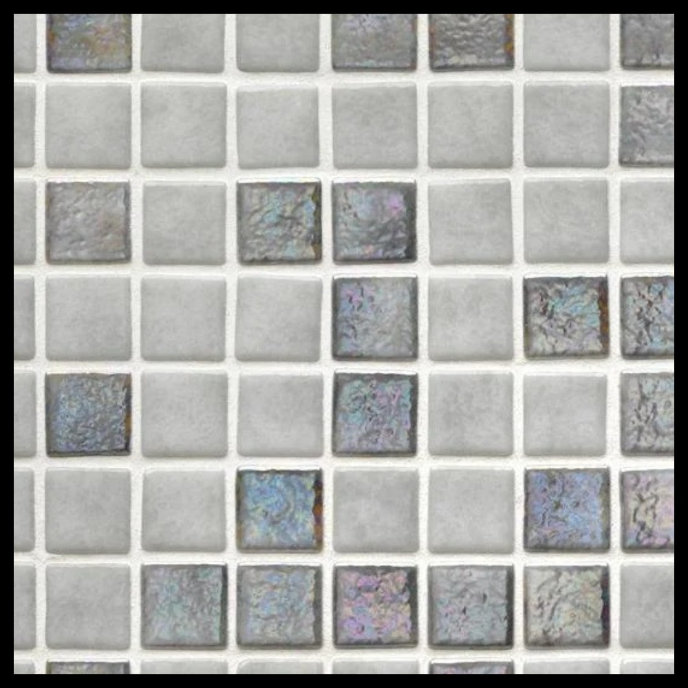 Мозайка стеклянная для бассейна Ezarri Iris Stone (коллекция Iris, Stone, серая)