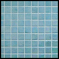 Мозайка стеклянная для бассейна Ezarri Iris Coral (коллекция Iris, Pale Green, зелено голубоватый)