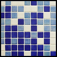 Мозайка стеклянная для бассейна Ezarri Iris Oasis (коллекция Iris, Oasis, синий с голубым)