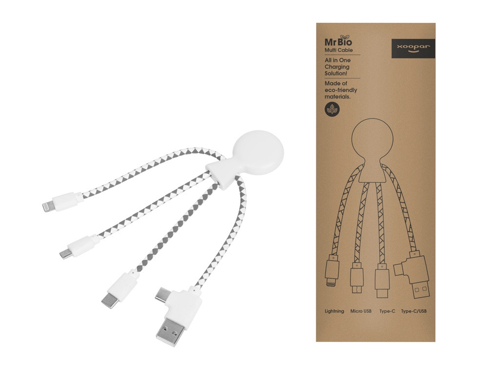 Зарядный кабель Mr. Bio в картонной упаковке - фото 1 - id-p111793987